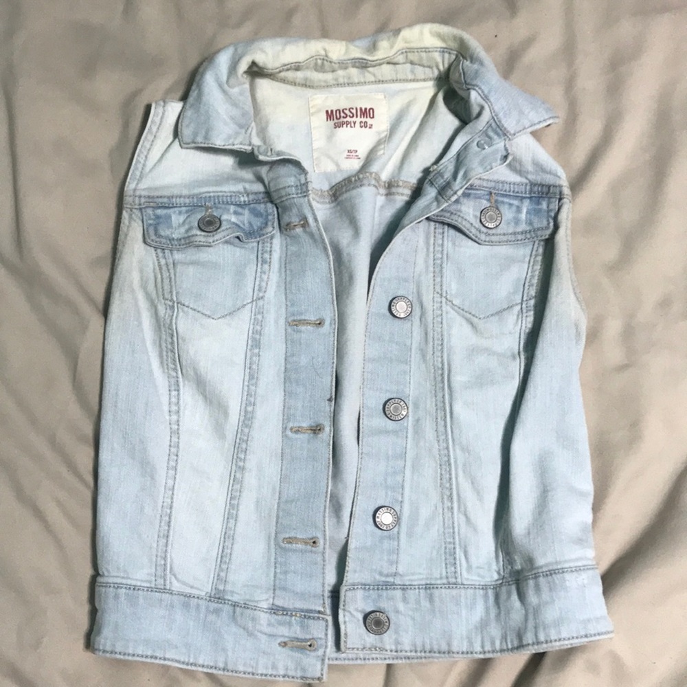 jean jacket vest